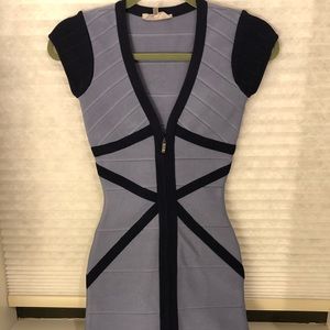 Streets Bandage Zip Dress